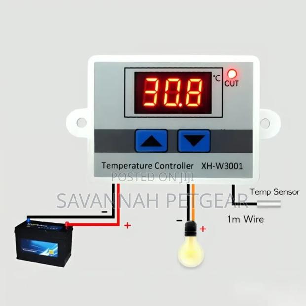 W3001 Digital Thermostat Xh-W3001 Temperature Controller - thumbnail 3