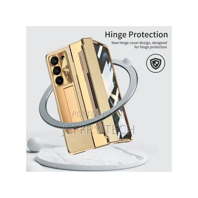 Samsung Z Fold 5 With S Pen and Pen Holder - Gold