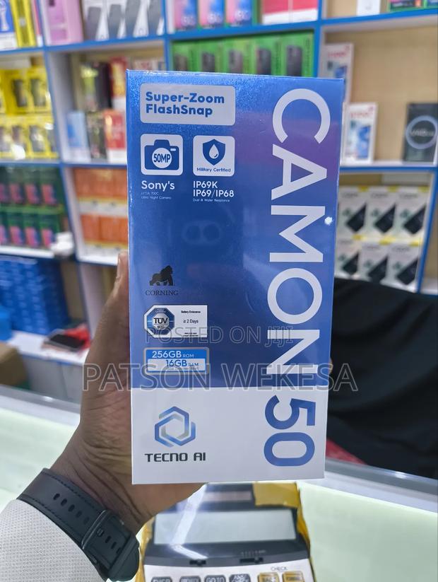 New Tecno Camon 50 256 GB Black - thumbnail 2