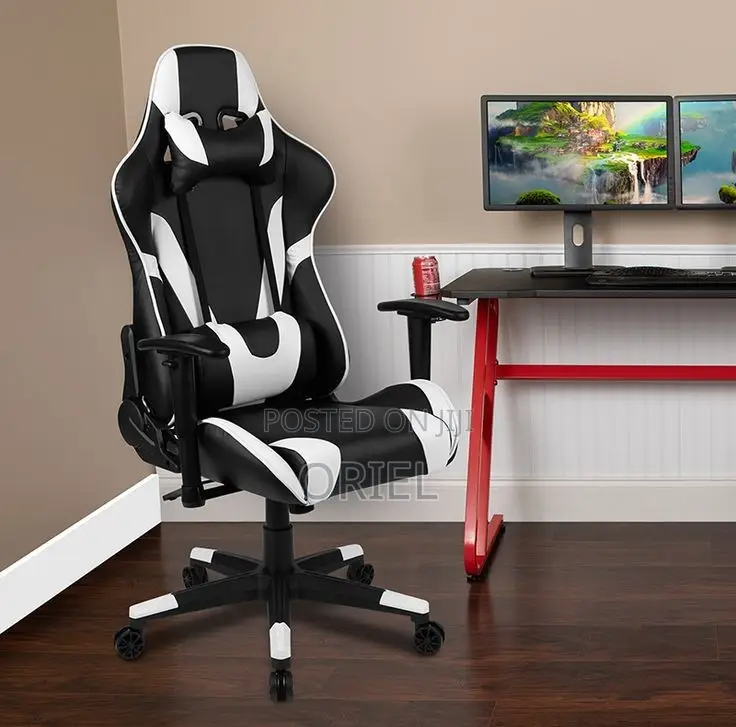 Gaming Chair: Game Pro Lumbar Support Office Gaming Chair