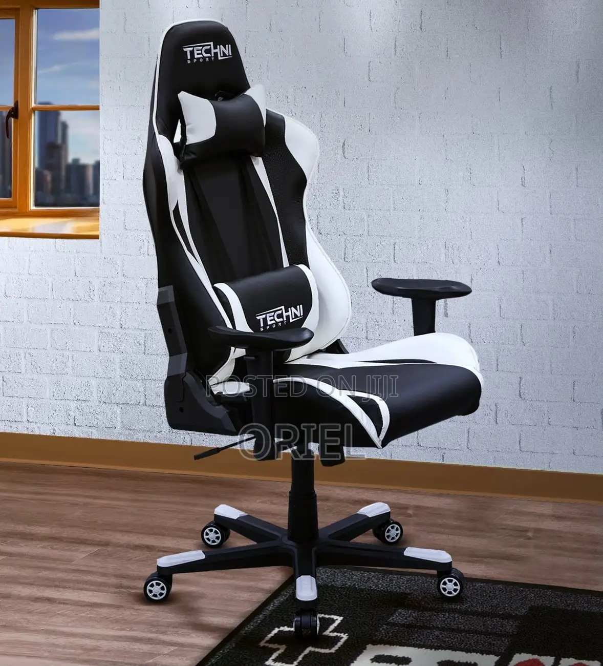 Gaming Chair: Game Pro Lumbar Support Office Gaming Chair