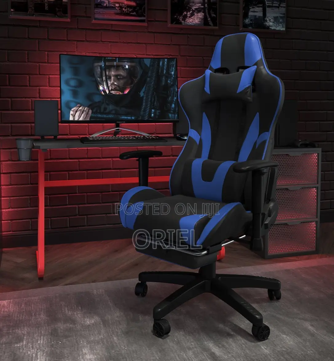Gaming Chair: Game Pro Lumbar Support Office Gaming Chair