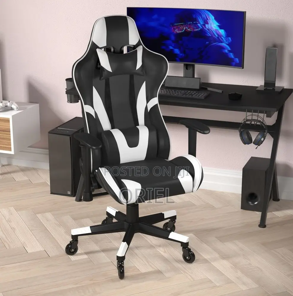 Gaming Chair: Game Pro Lumbar Support Office Gaming Chair