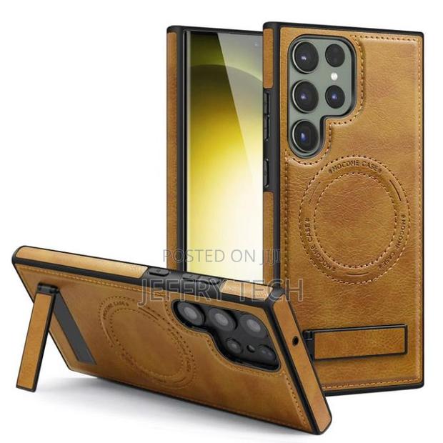 Magnetic Leather Case for Samsung Galaxy S24 Ultra - main view