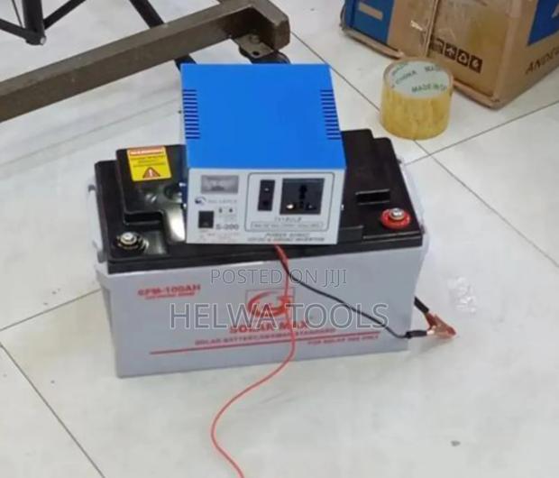 100ah Solar Battery and Power Inverter