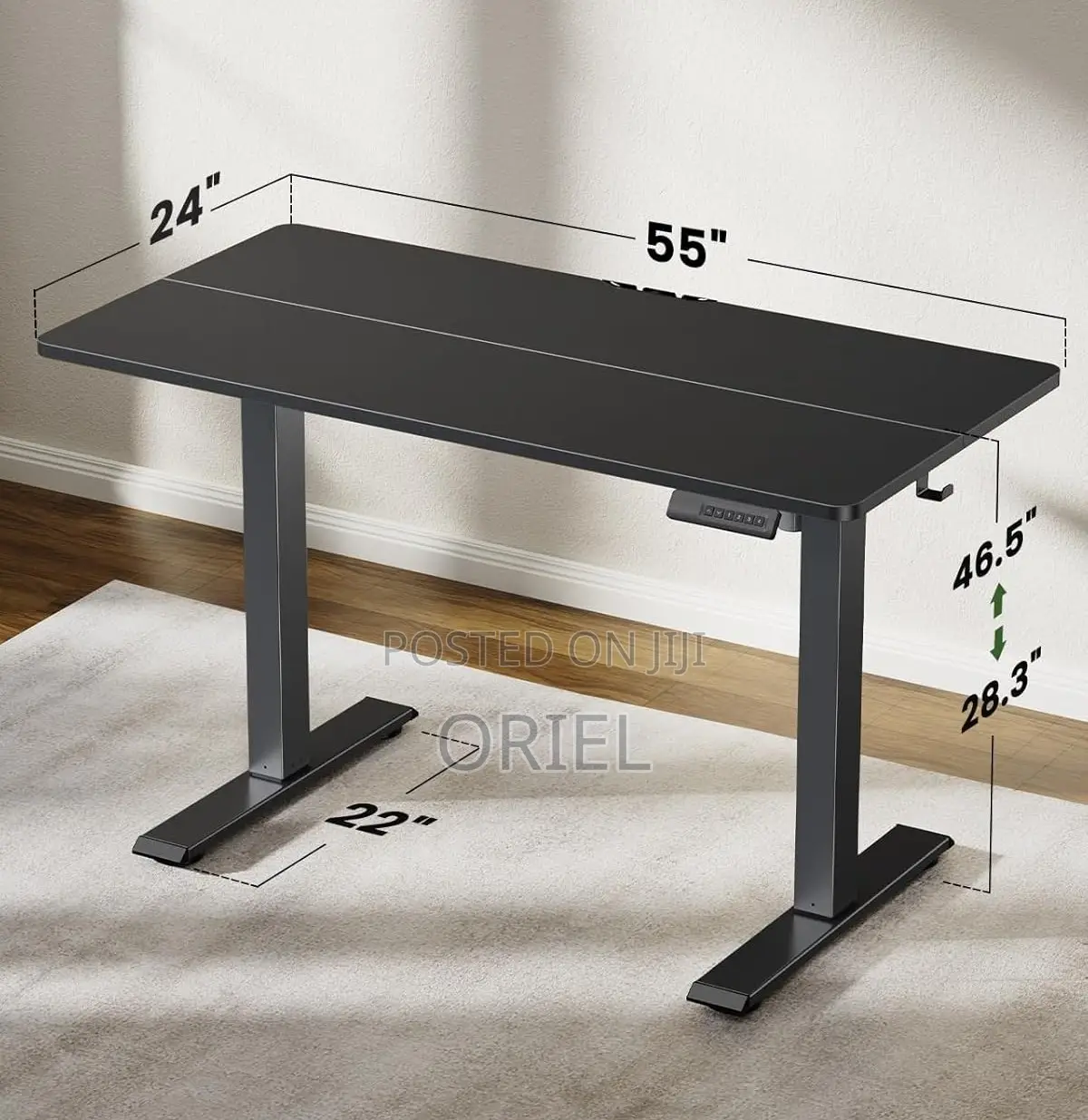 Standing Desk: Elite Rise Motorized Sit-Stand Office Desk