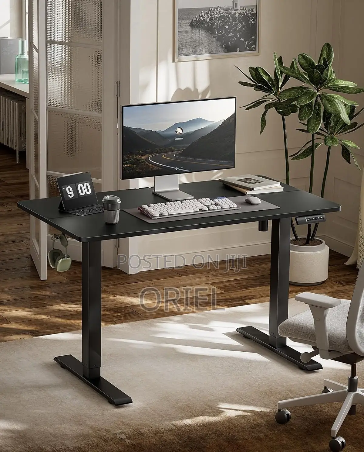 Standing Desk: Elite Rise Motorized Sit-Stand Office Desk