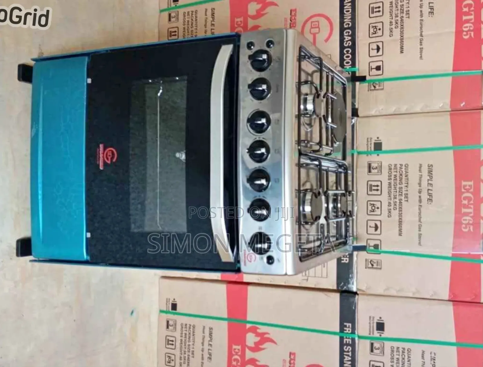 Eurochef Free Standing Cooker 3+1 Cooker Restocked