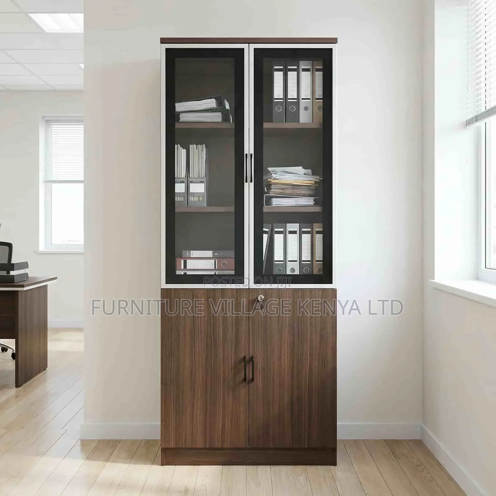 Office Cabinet; 2-door Wooden File Cabinet