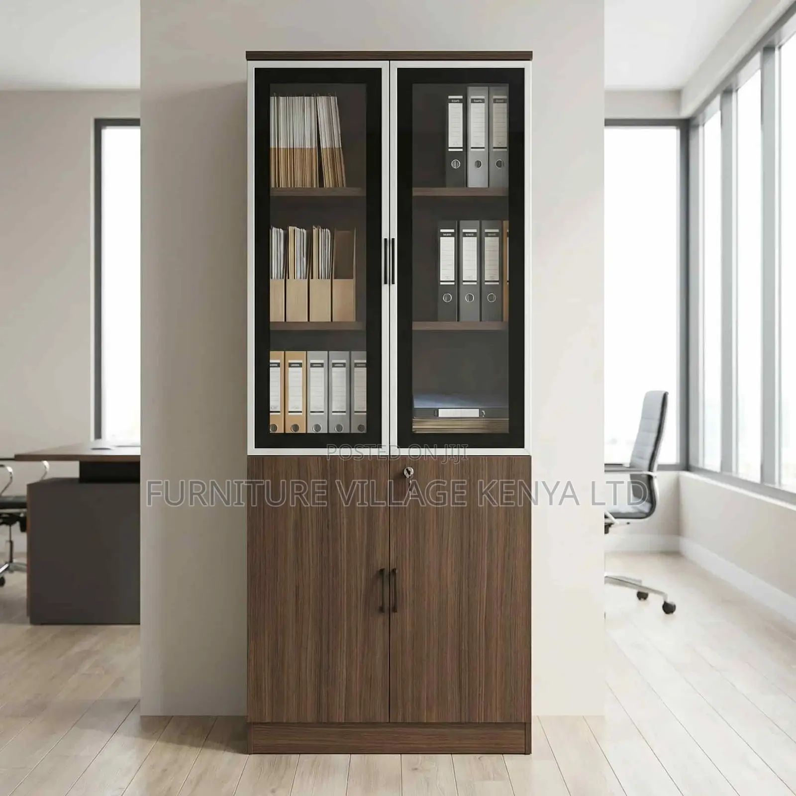 Office Cabinet; 2-door Wooden File Cabinet