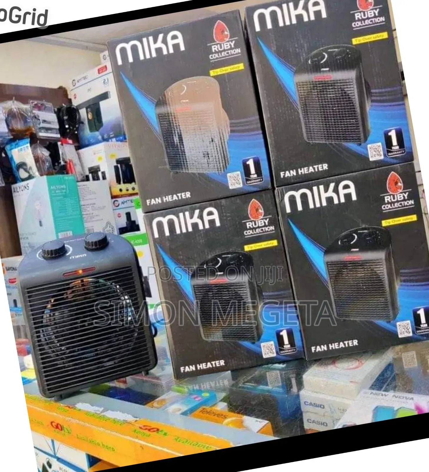 New Mika Ceramic Heater 750w Available