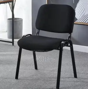 Office Chair: Smart Seat Black Fabric Office Task Chair