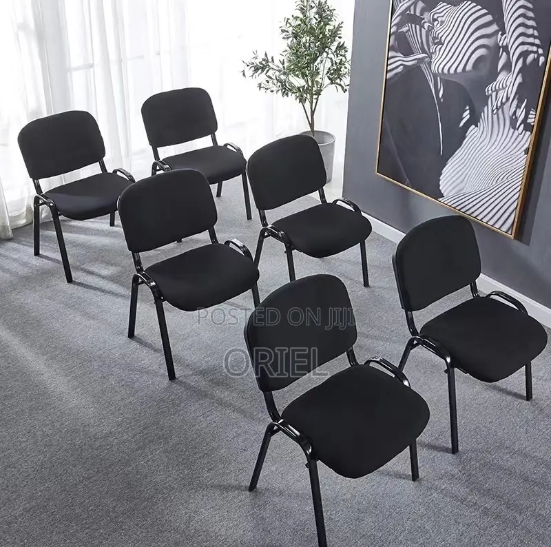 Office Chair: Smart Seat Black Fabric Office Task Chair