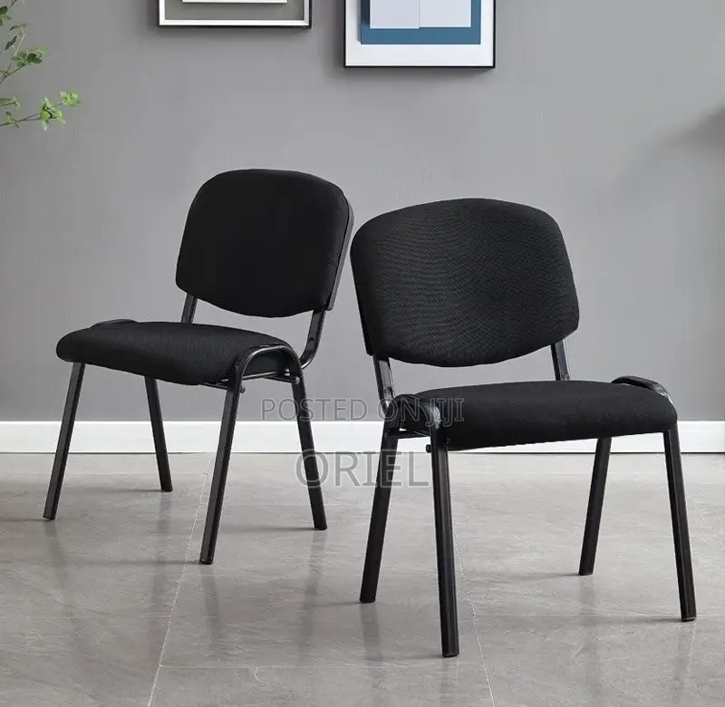 Office Chair: Smart Seat Black Fabric Office Task Chair