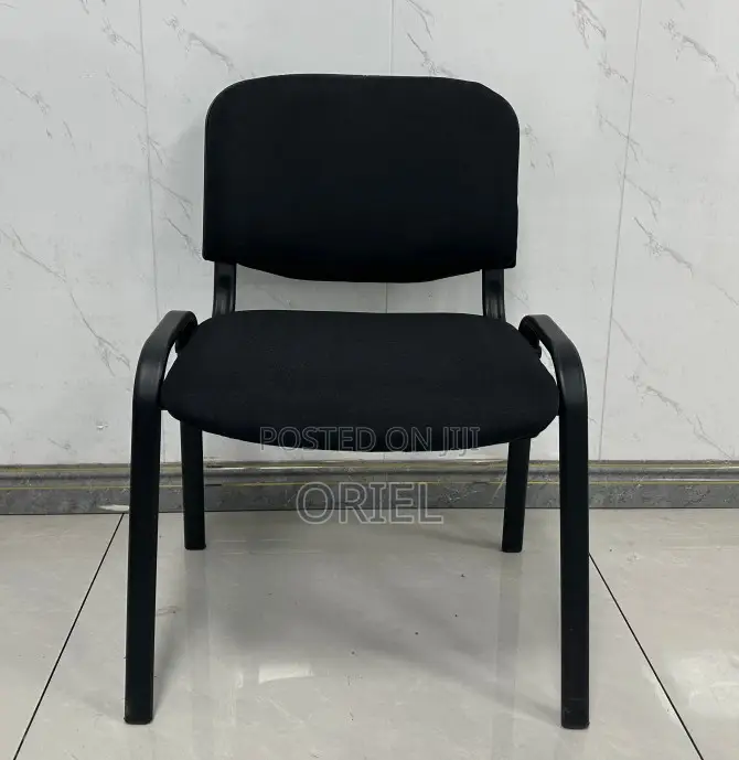 Office Chair: Smart Seat Black Fabric Office Task Chair