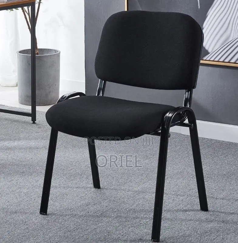 Office Chair: Smart Seat Black Fabric Office Task Chair