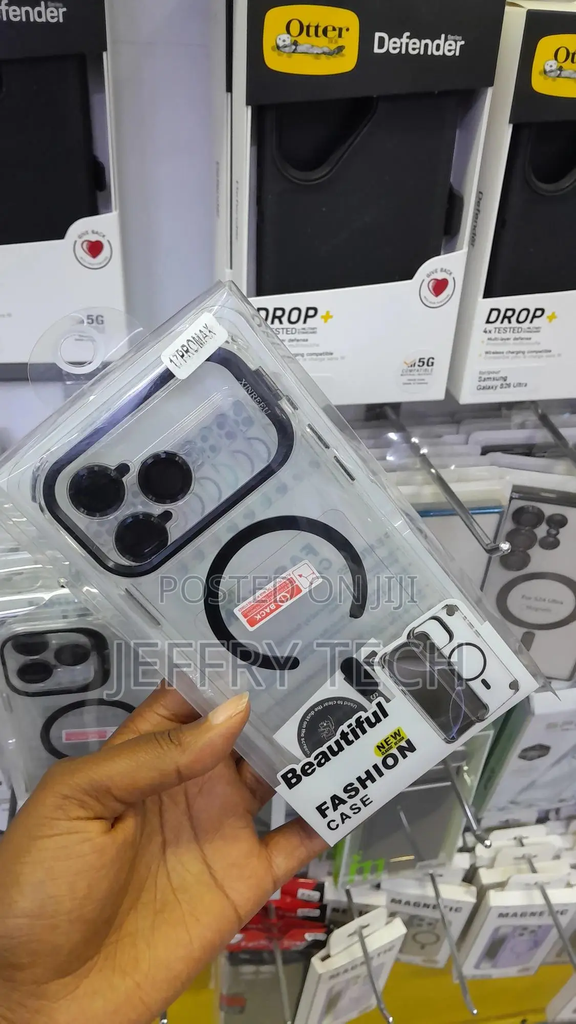 Clopi Clear Case With Camera Ring Lens for iPhone 17 Pro Max