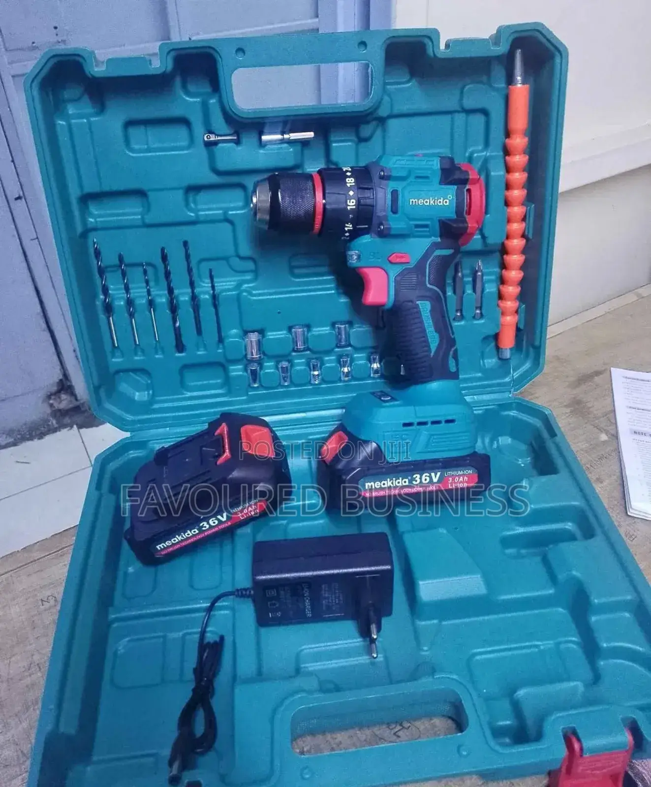 Meakida Cordless Brushless Drill