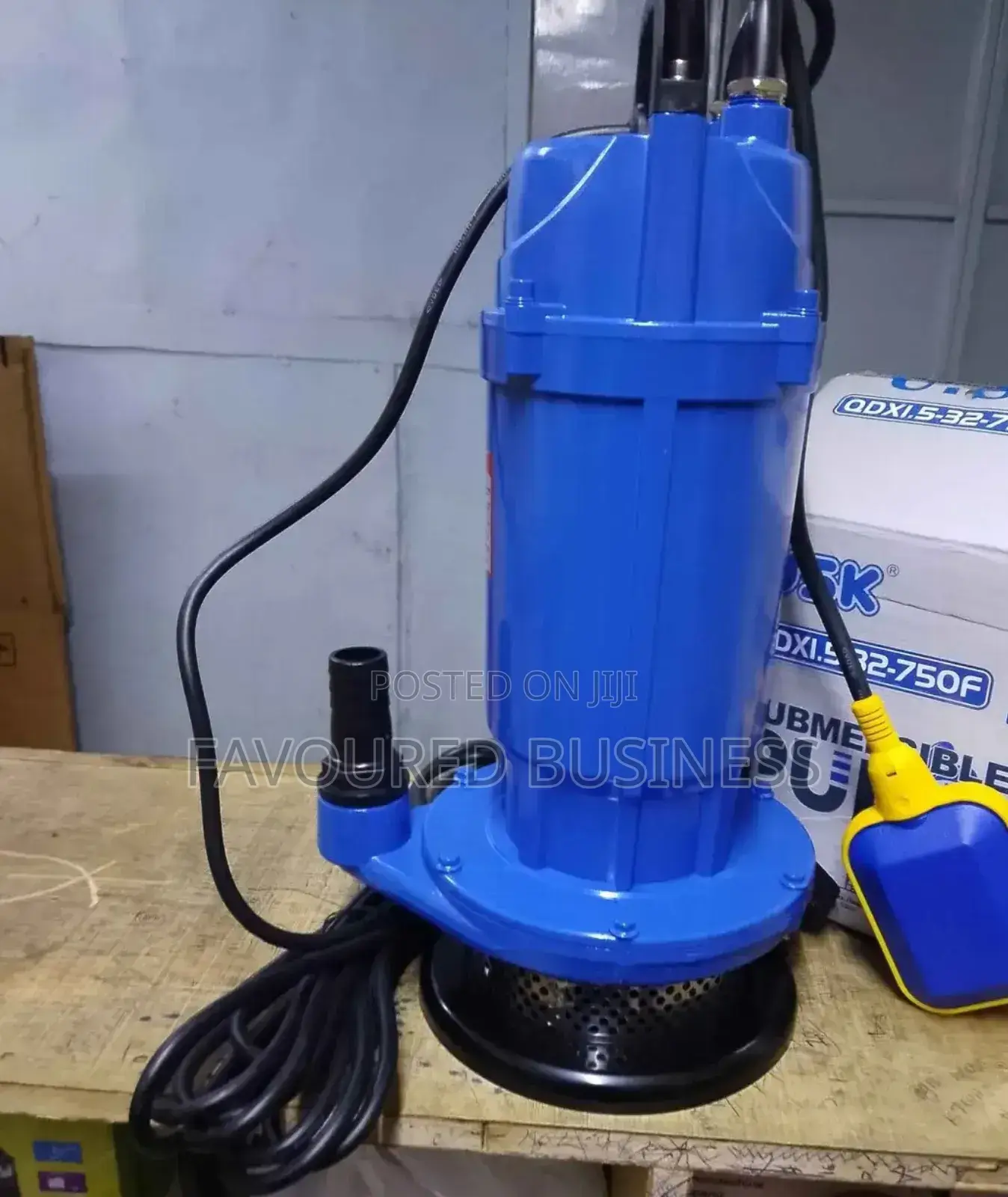 1 Hp Submersible Pump / Electric 1hp Submersible Water Pump 32m Head