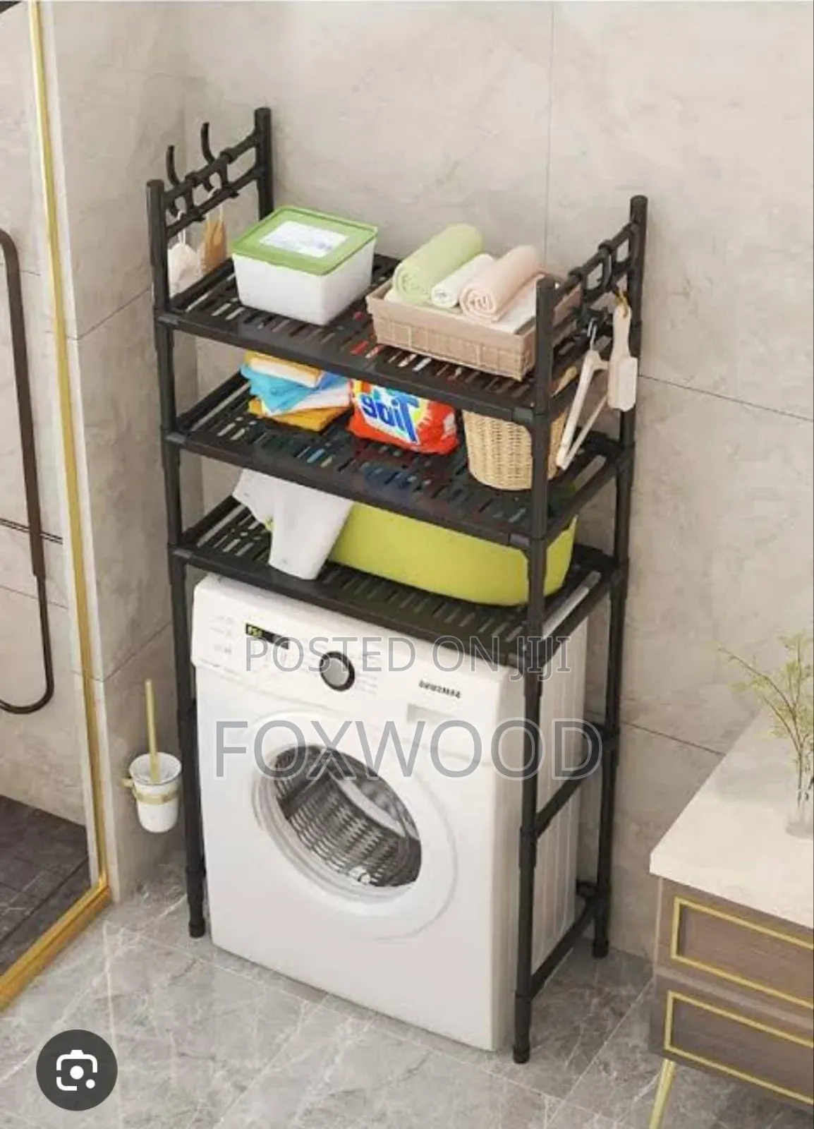 Washing Machine Rack With Hook