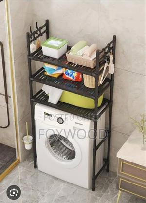 Washing Machine Rack With Hook - main view