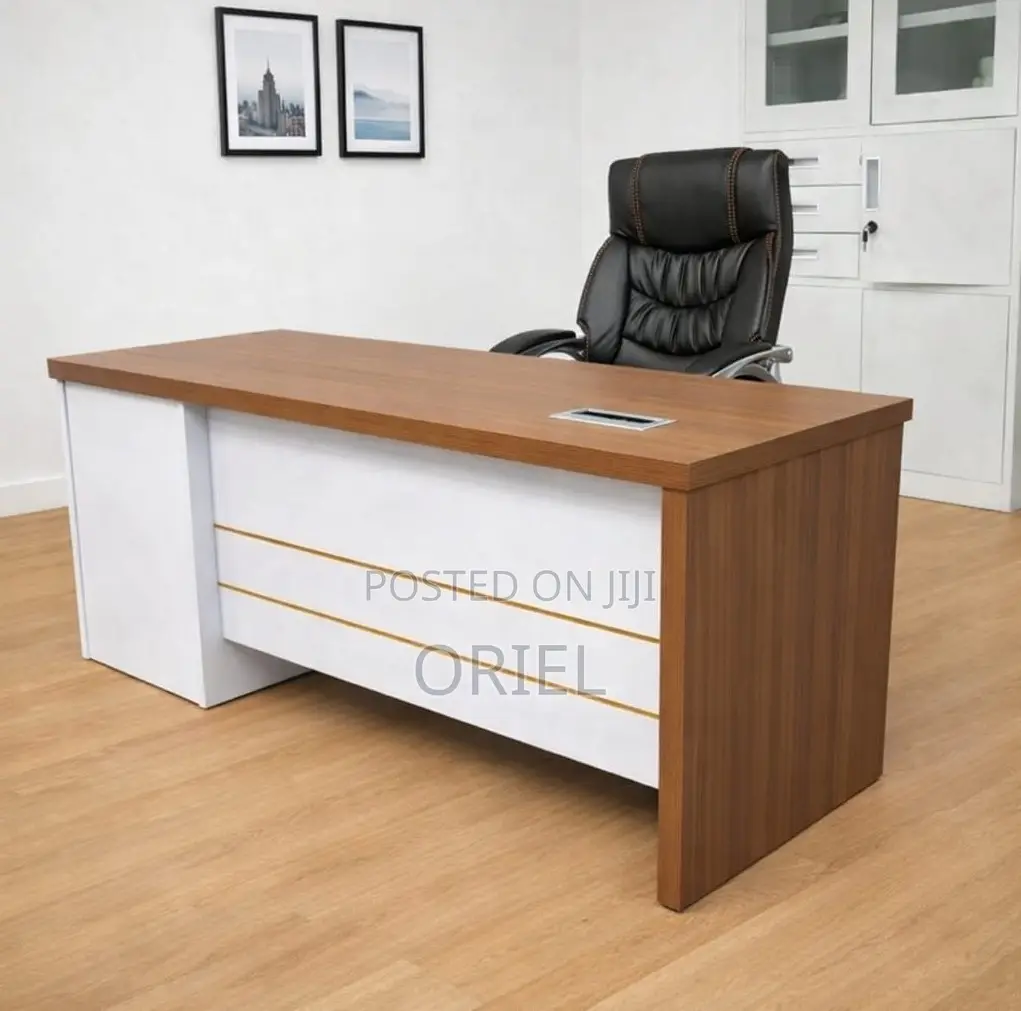 Office Desk: Primework 1.4m Contemporary Computer Desk