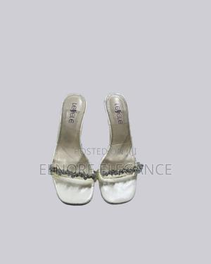 Rhinestone Sparkly White Heels