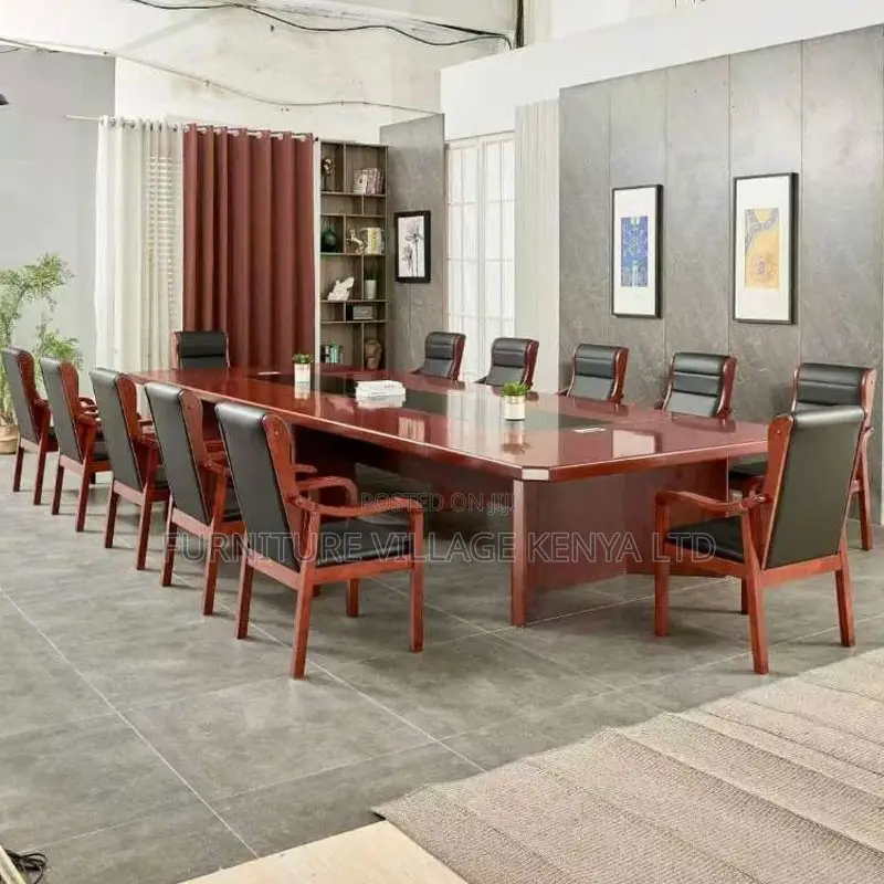 Boardroom Table; 14 - 16 Seater Mahogany Office Boardroom Table