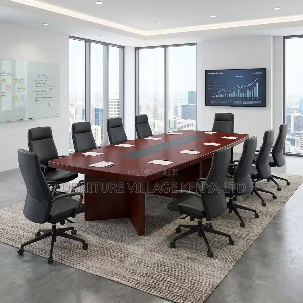 Boardroom Table; 14 - 16 Seater Mahogany Office Boardroom Table