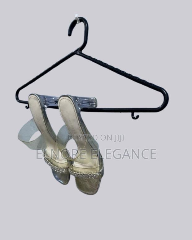 Classy Silver Stones Heels - main view