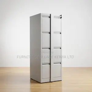 Office Cabinet; 4 Drawer Office Cabinet With Locking Bar