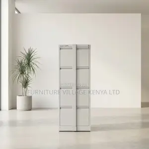 Office Cabinet; 4 Drawer Office Cabinet With Locking Bar