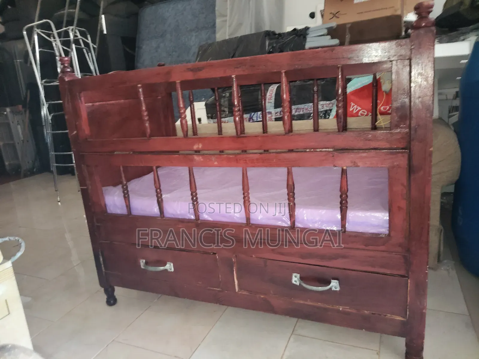 Baby Cot With Mattress