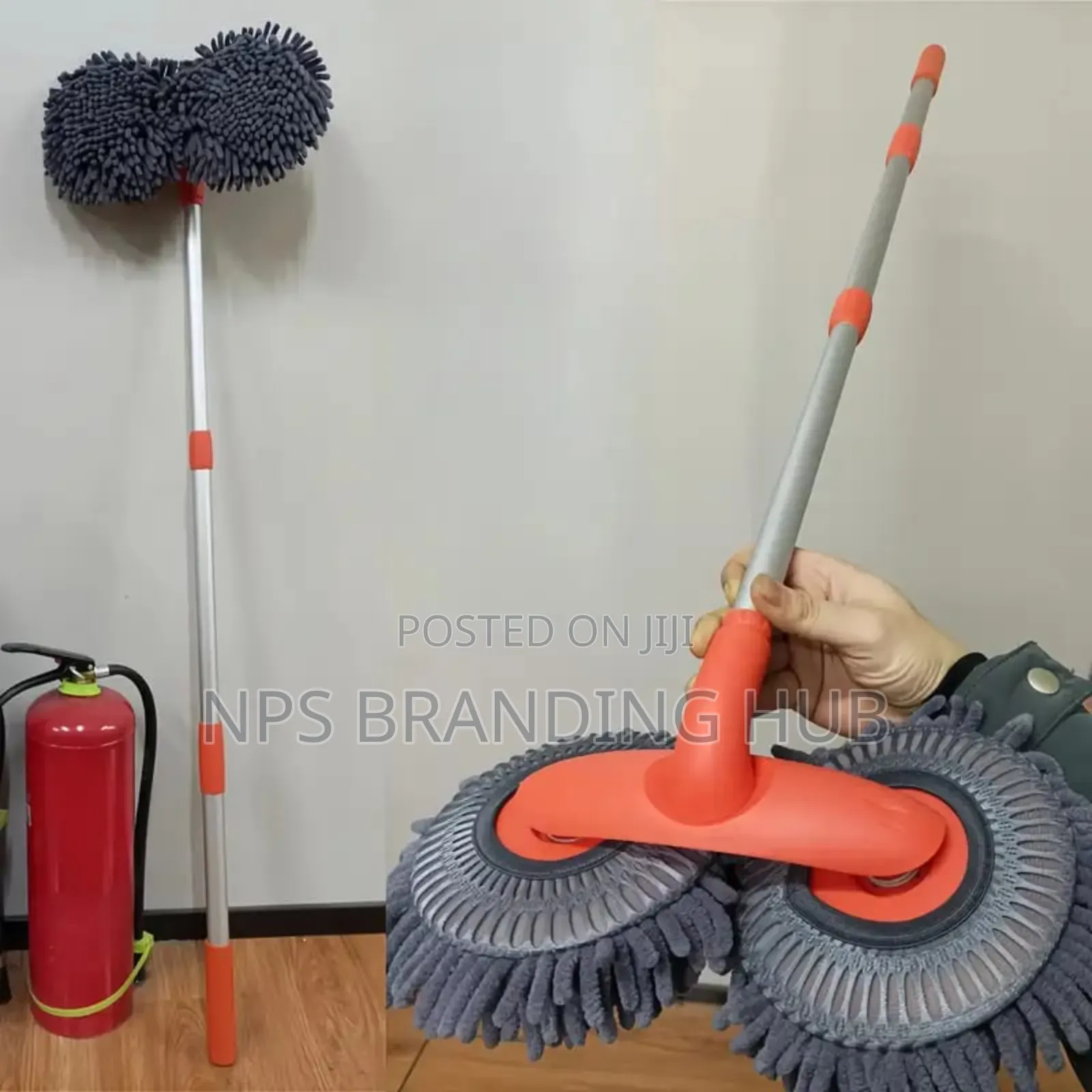 115cm Long Car Wash Twin Mop(P.O)