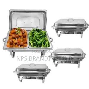 11 L Chaffing Dish With An Option Of 1 , Or 2, Food Tray Po