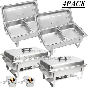 11 L Chaffing Dish With An Option Of 1 , Or 2, Food Tray Po