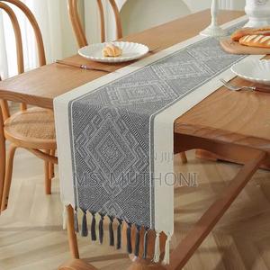 Classic Pattern Table Runner With Elegant Tassles - thumbnail 2