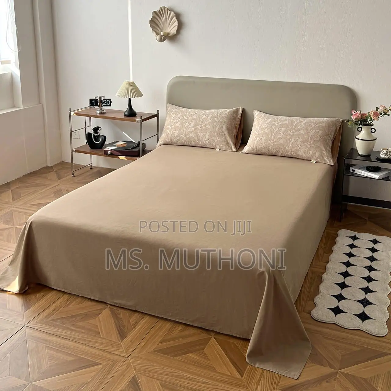 Tokokimo Botanical Leaf Print Bedding Set