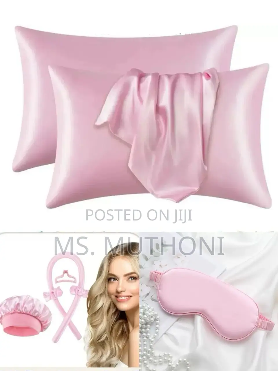 7 in 1 Ladies Sleeping Silk Satin Night Set