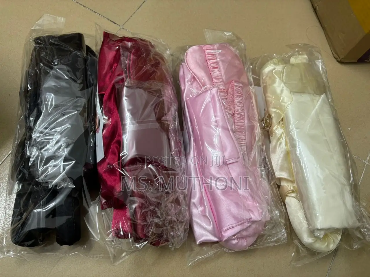 7 in 1 Ladies Sleeping Silk Satin Night Set