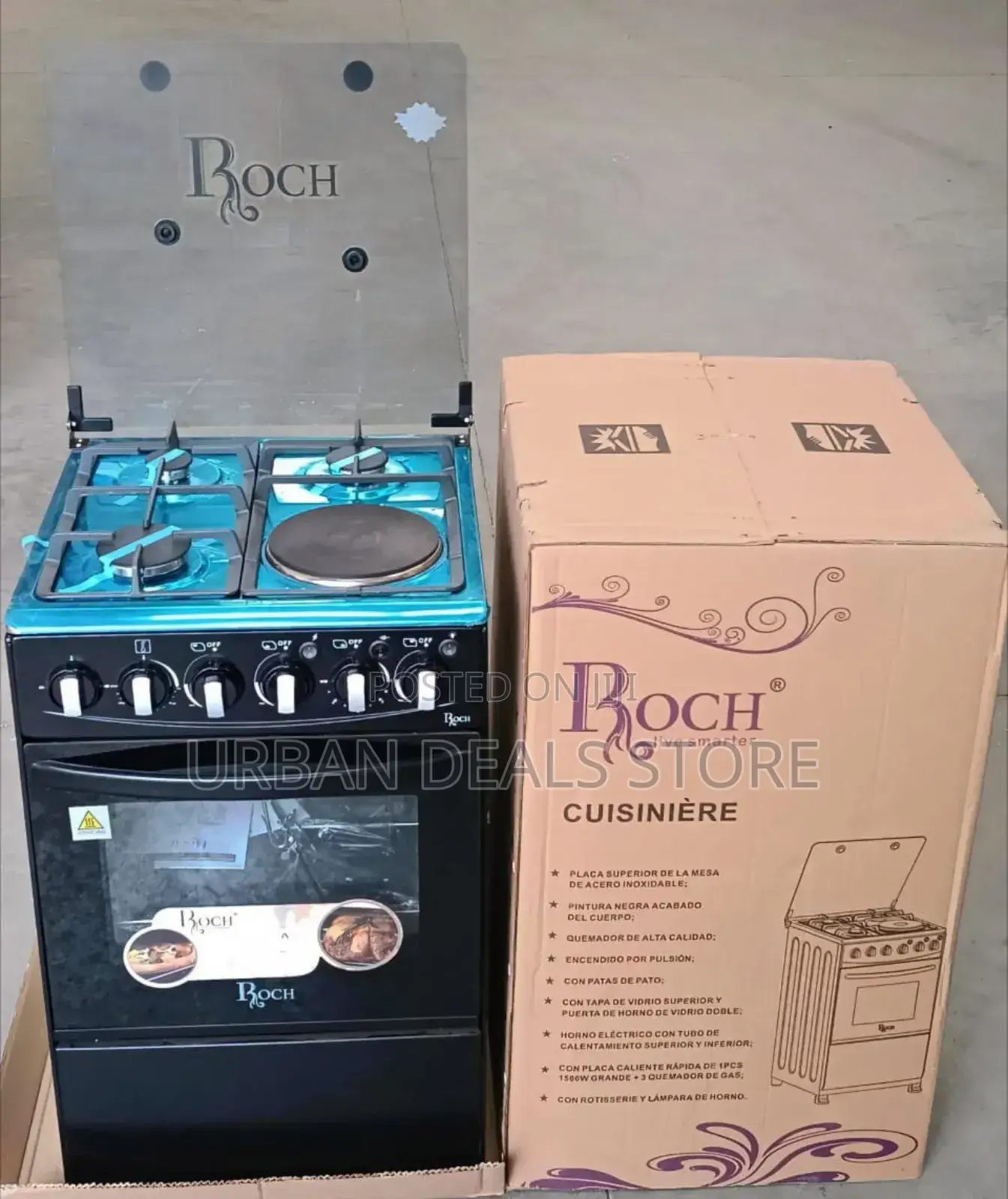 Roch 50×55 Standing 3+1 Cooker