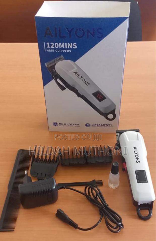 Ailyons Hair Clipper Rechargeabe Shaver With Stainless Steel Blades