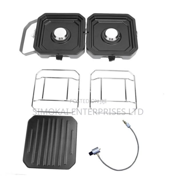 Foldable 2 Burner Camping Stove With Bag