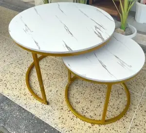 White Nesting Coffee Table