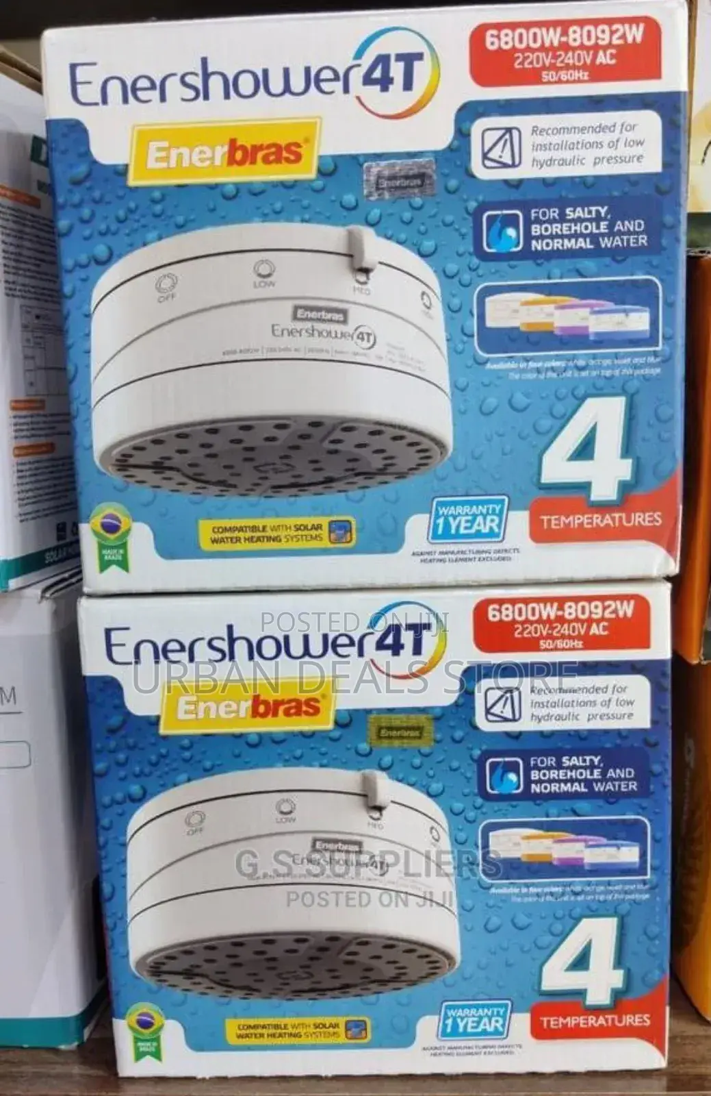 Enershower 4t Shower 10 Pieces and Above