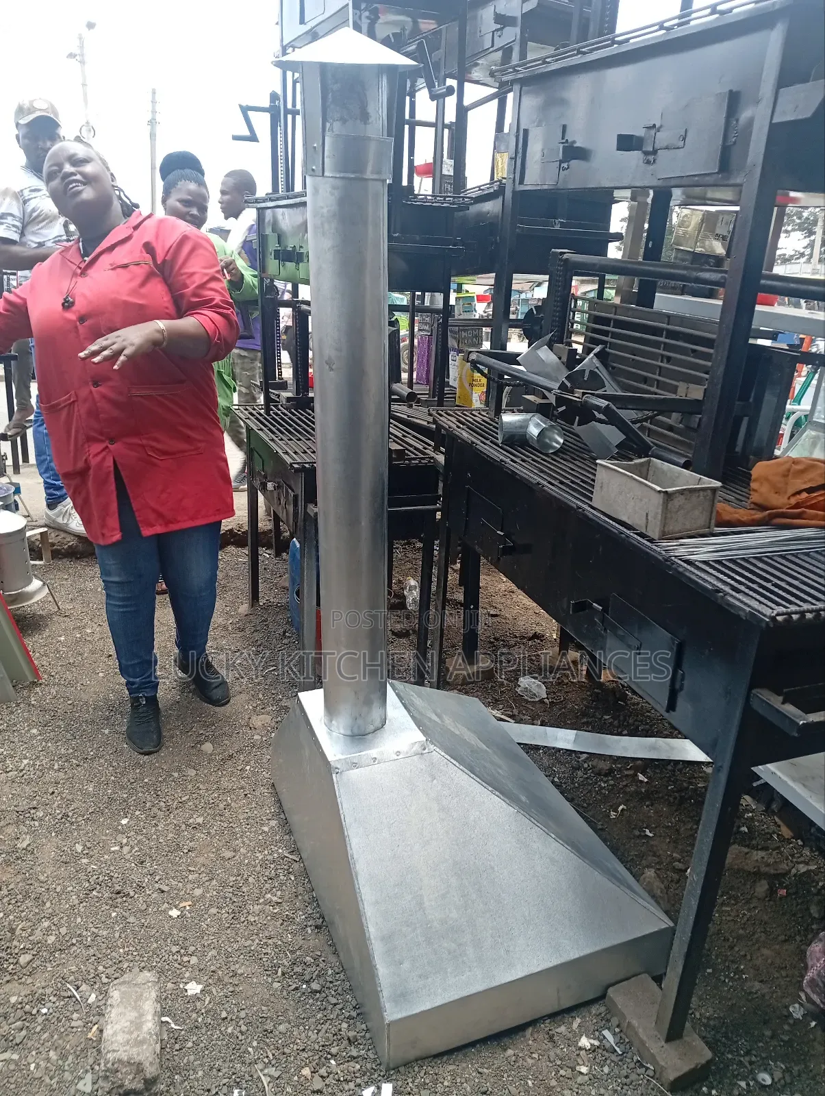 Heavy Duty Zinc Chimney/Hood.