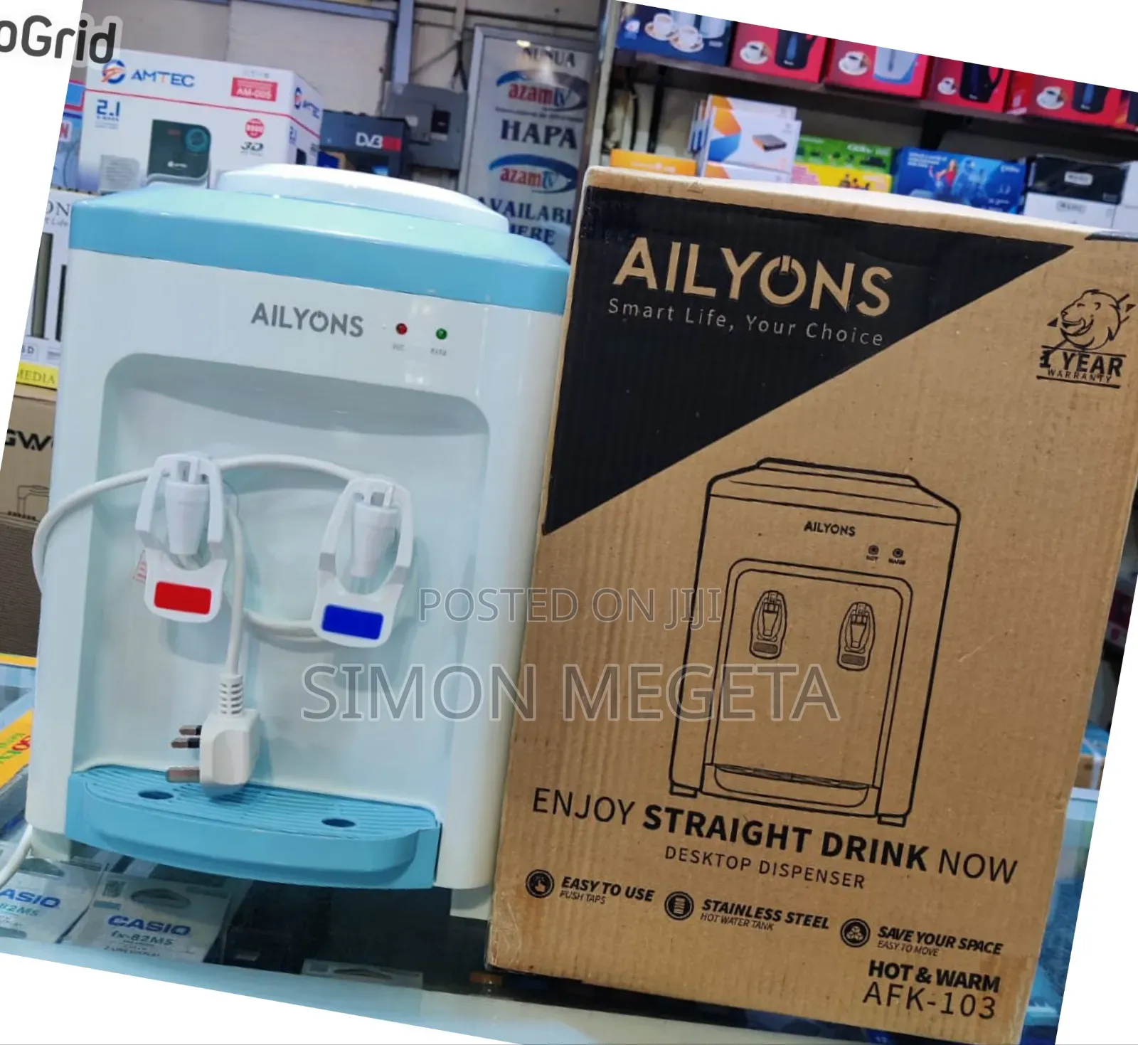 New Ailyons Table Top Dispenser Hot and Normal Available