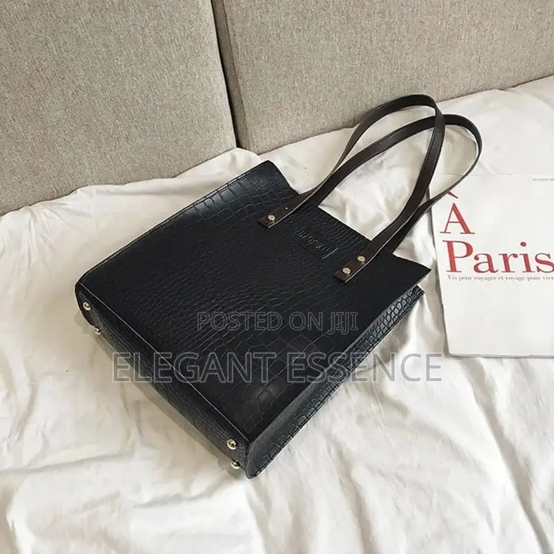 Minimalist Pu Leather Laptop Tote