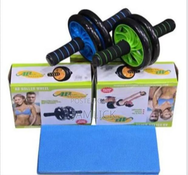 Abs Roller Wheel Abdominal Exercise Fitness Equipment - Js