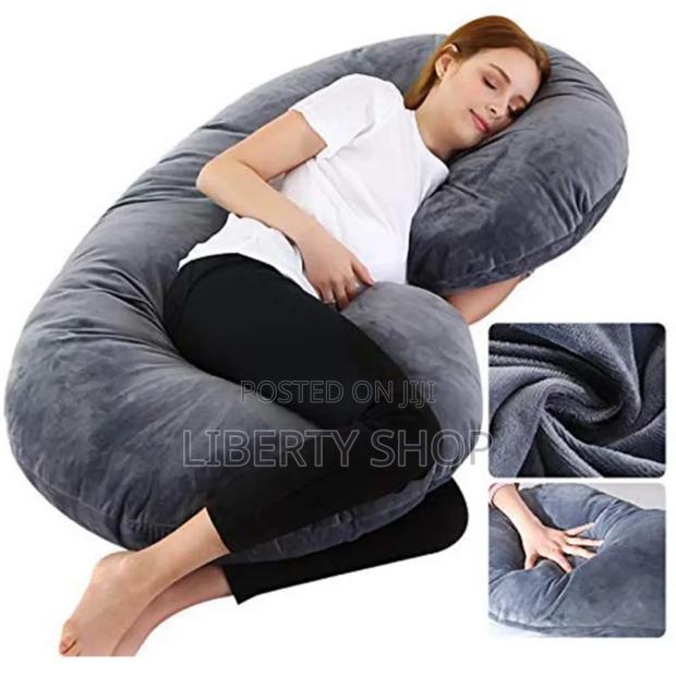 Velvet Standard Pregnancy Pillow C Type - main view